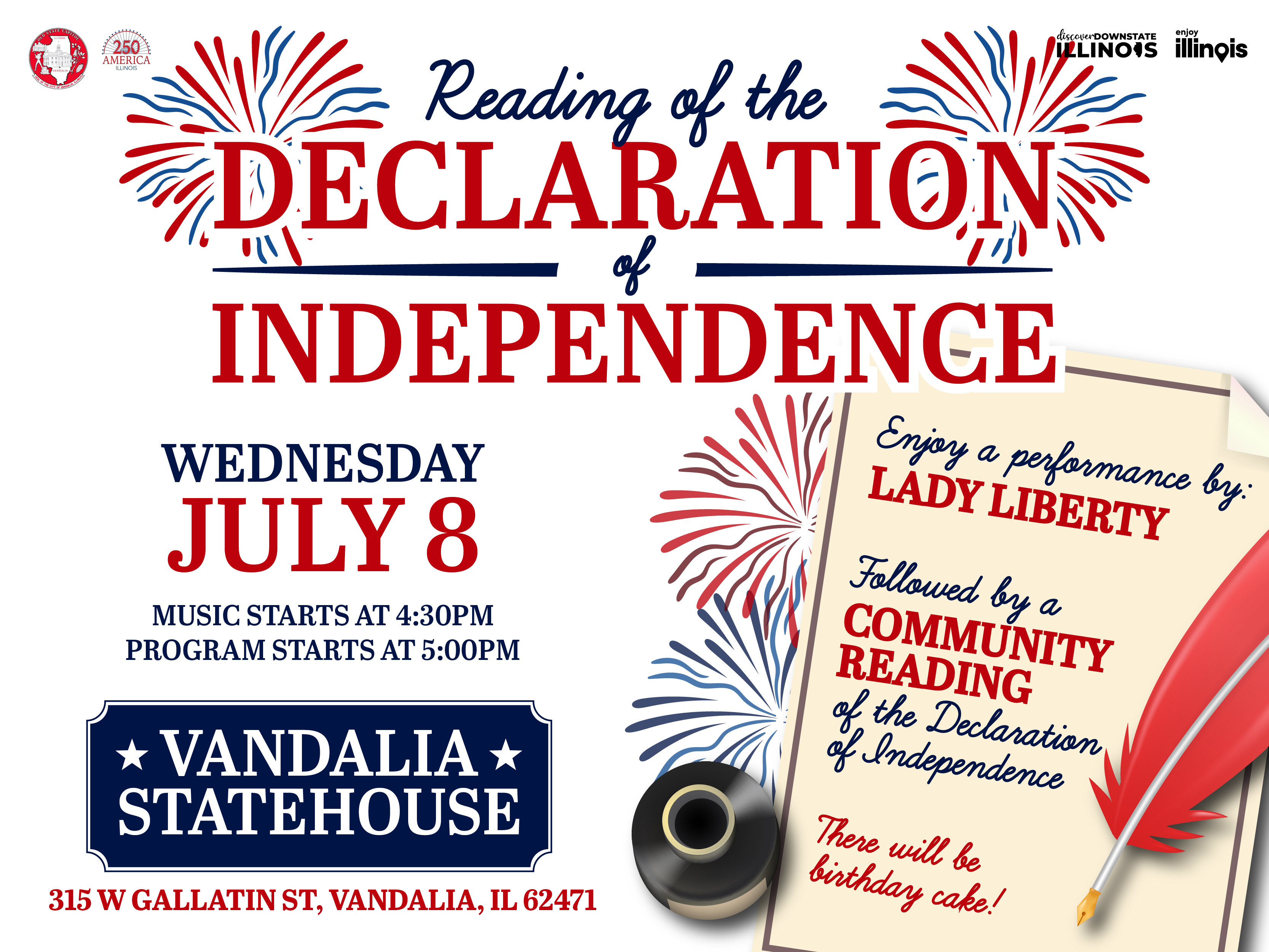 America 250 Celebration: Community Reading of the Declaration of Independence